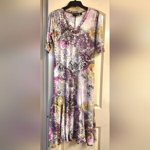 Colorful Animal Print Dress